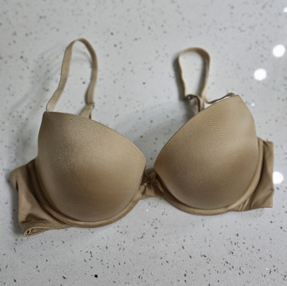 Tan push up bra size 34D by Aerie one size up bra